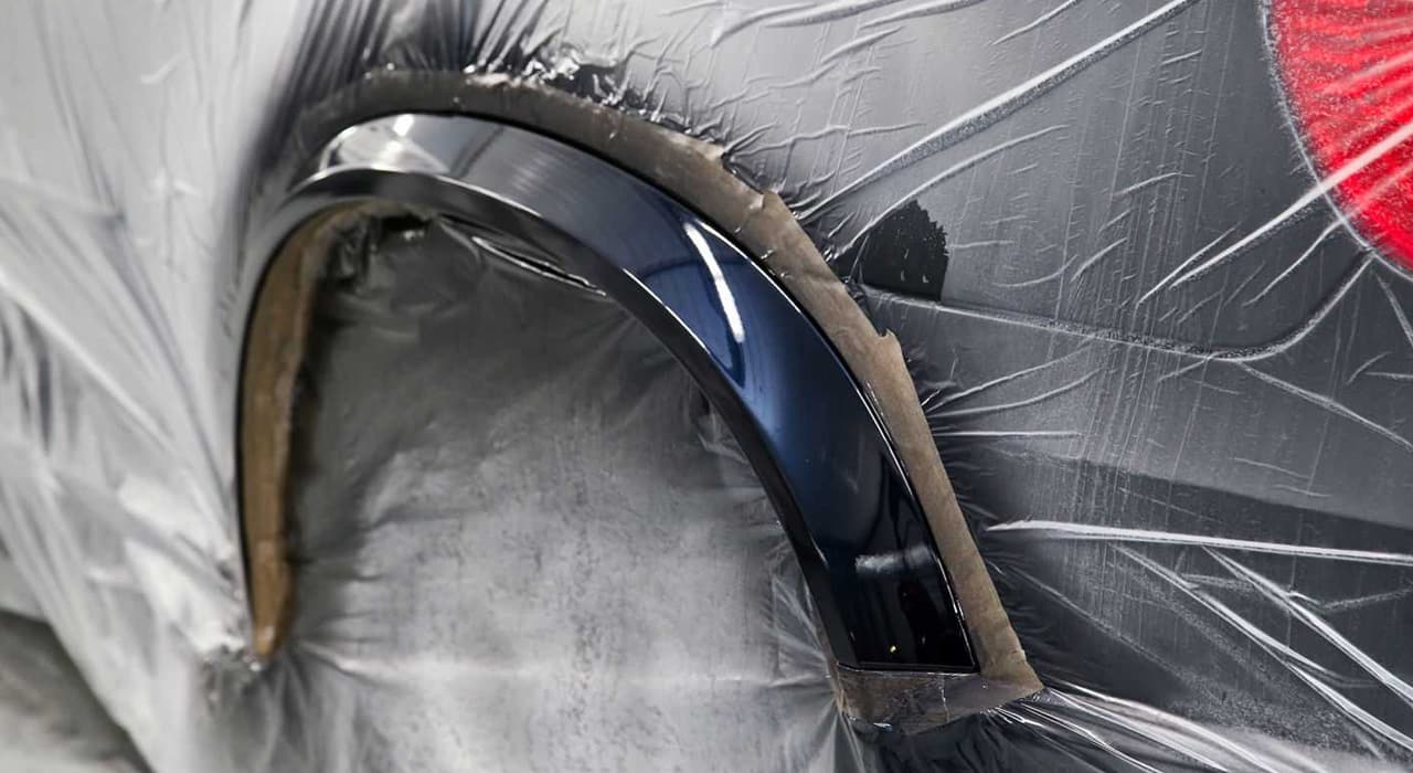 Фото пример локальной покраски