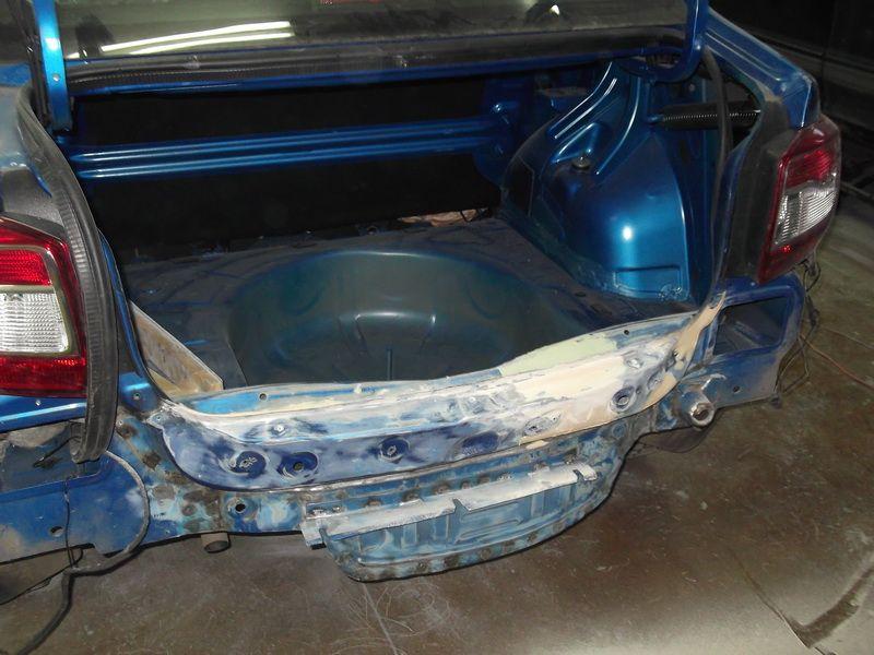 Фото результата замены части части багажника