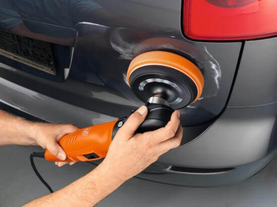 Фото полировки заднего бампера